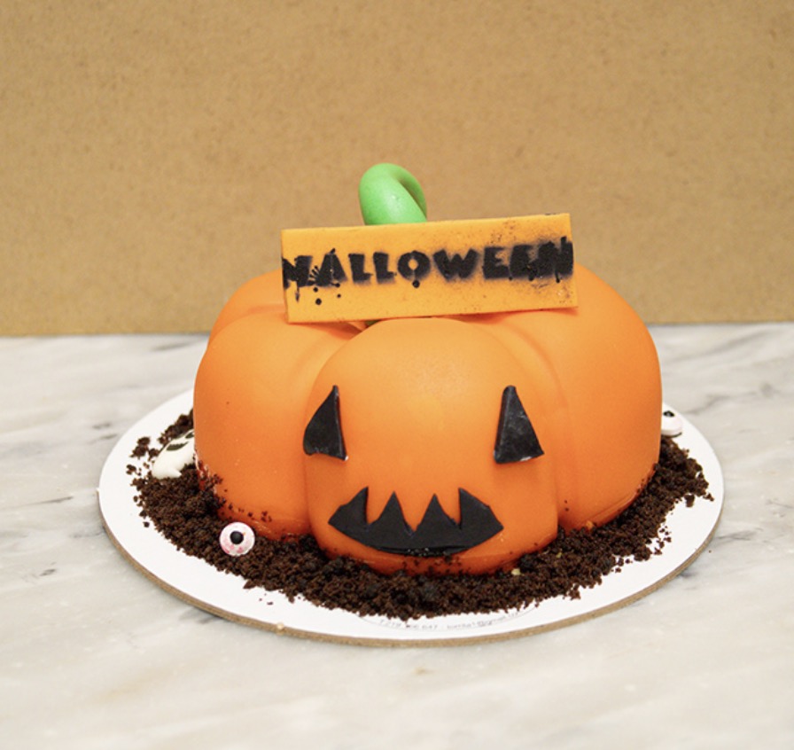 Bolo abóbora de Halloween