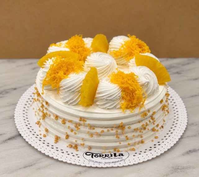 Bolo de Chantilly e Ananás